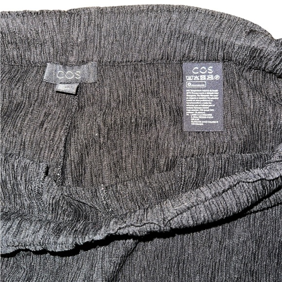 COS Wide Leg High Rise Gauzy Palazzo Pants Size M - Picture 3 of 5